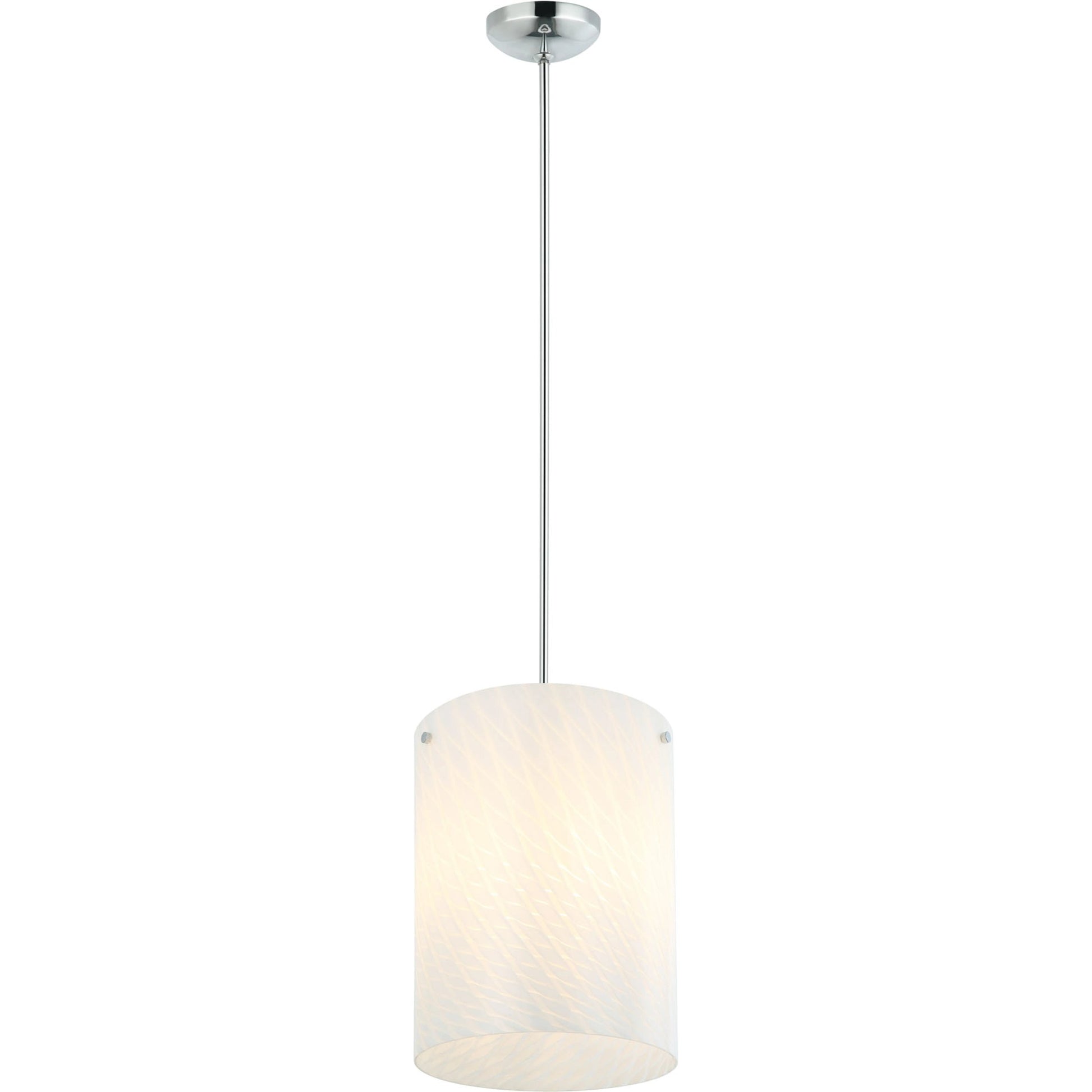 Swirled Pendant by Varaluz in chrome. Made from unique in a modern style.