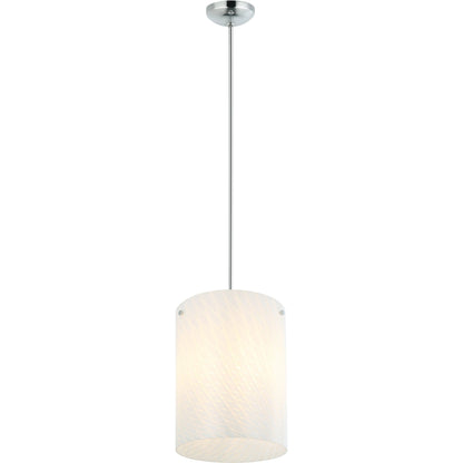 Swirled Pendant by Varaluz in chrome. Made from unique in a modern style.