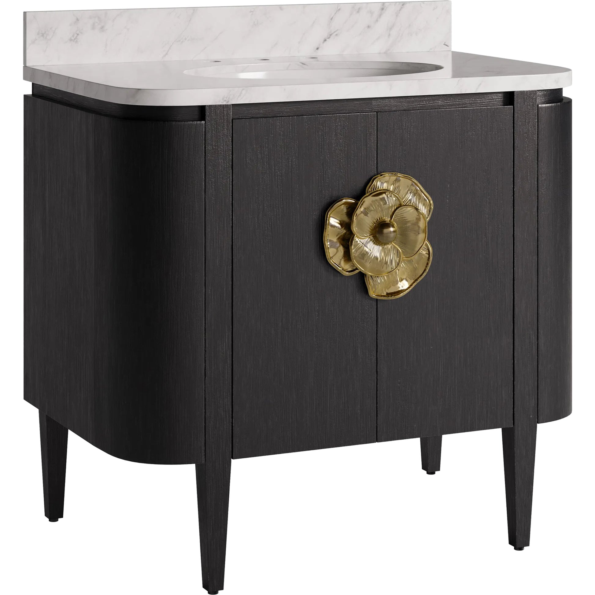 Briallen 36" Vanity with Oval Undermount Sink by Currey and Company. Made from unique in a unique style.
