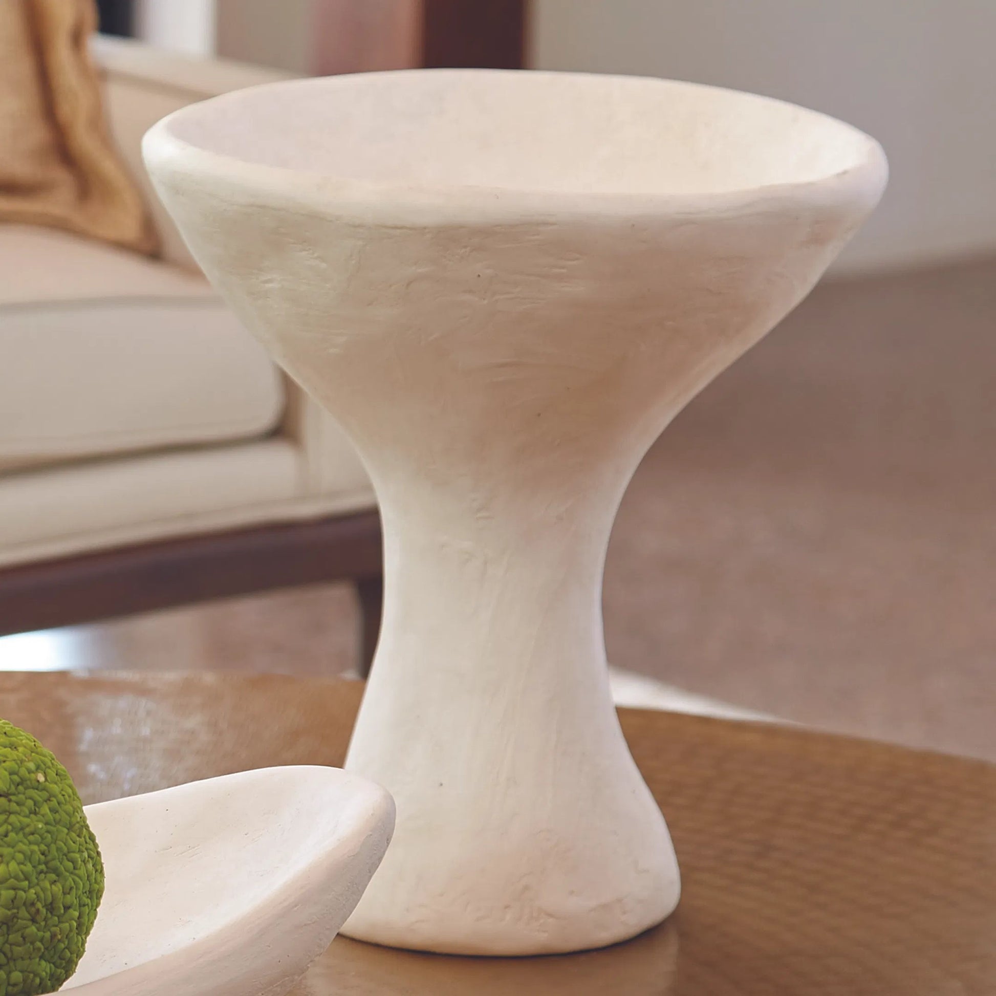 Modernist Urn by Global Views. Made from plaster in a eclectic & global style.