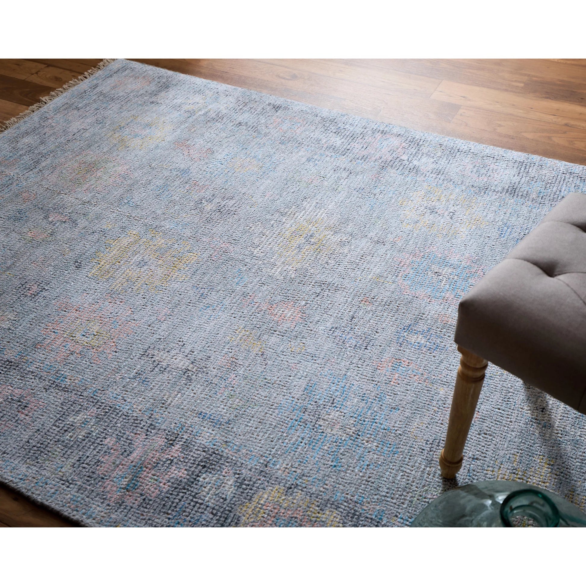 Caldwell Rug - 8798979F by Feizy in blue, yellow, orange. Made from wool, viscose in a unique style.