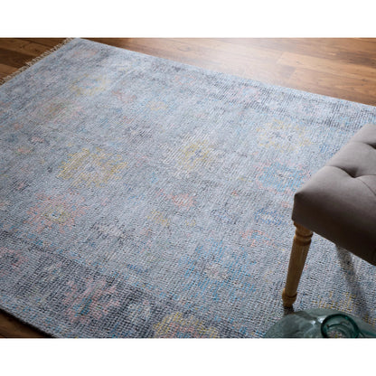 Caldwell Rug - 8798979F by Feizy in blue, yellow, orange. Made from wool, viscose in a unique style.