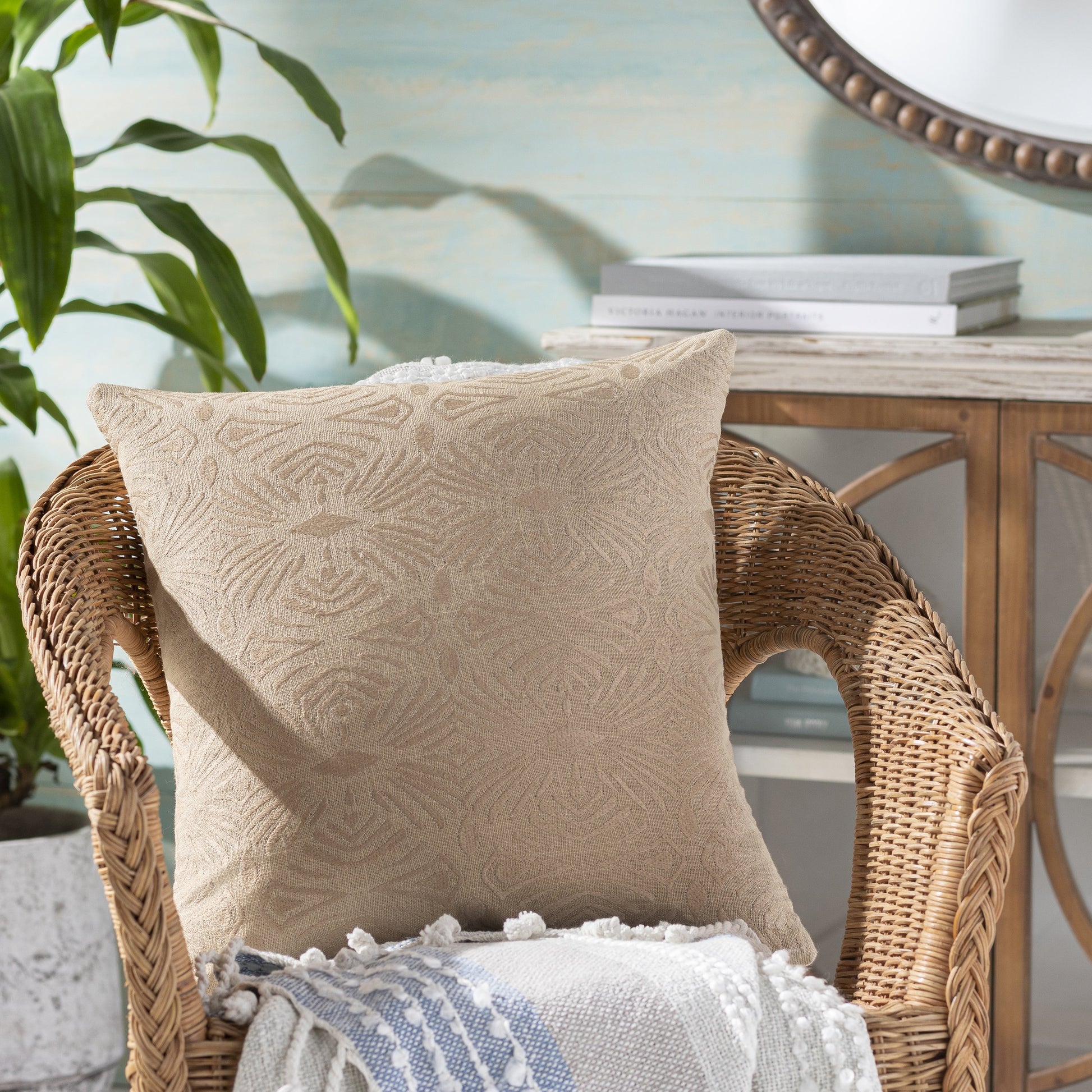 Accra Pillow - 8829 by Surya. Made from 100% cotton in a transitional style.