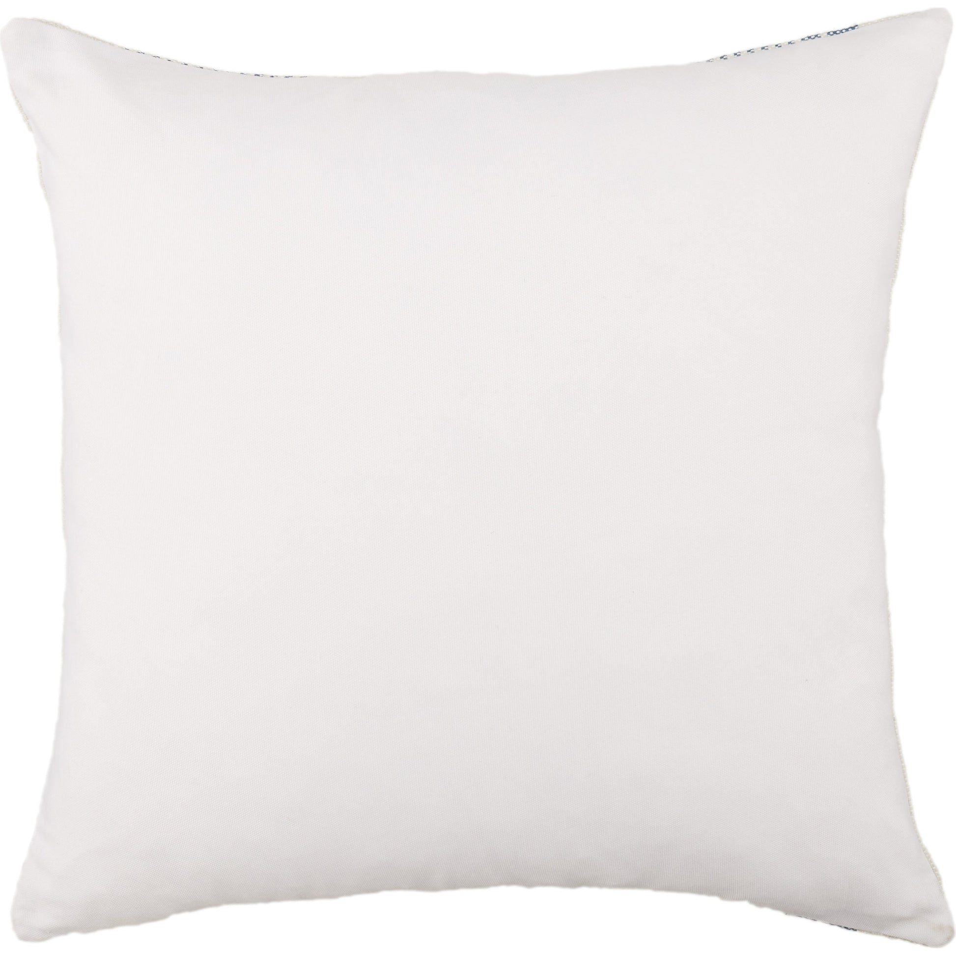 Acapulco ACA01 Indoor/Outdoor Pillow by Jaipur Living in blue, ivory. Made from 100% pet yarn in a modern style.