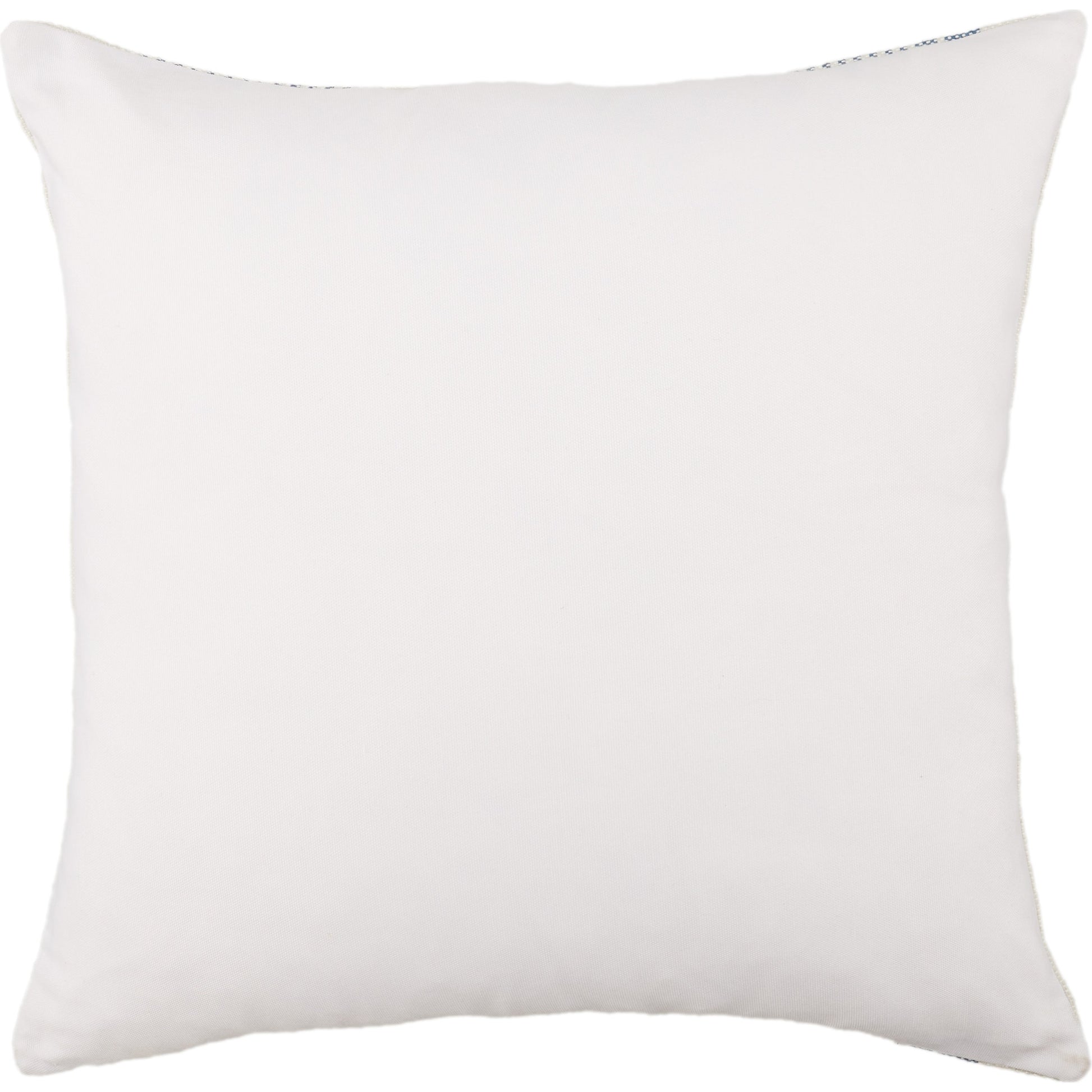 Acapulco ACA01 Indoor/Outdoor Pillow by Jaipur Living in blue, ivory. Made from 100% pet yarn in a modern style.