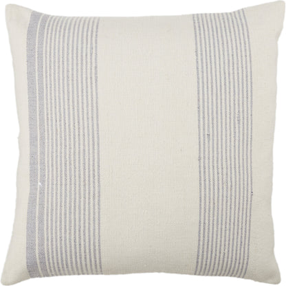 Acapulco ACA01 Indoor/Outdoor Pillow by Jaipur Living in blue, ivory. Made from 100% pet yarn in a modern style.