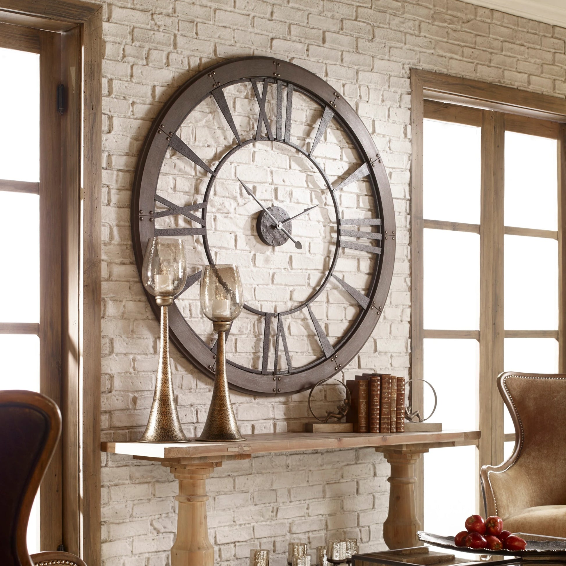 Ronan Wall Clock by Uttermost. Made from unique in a modern style.