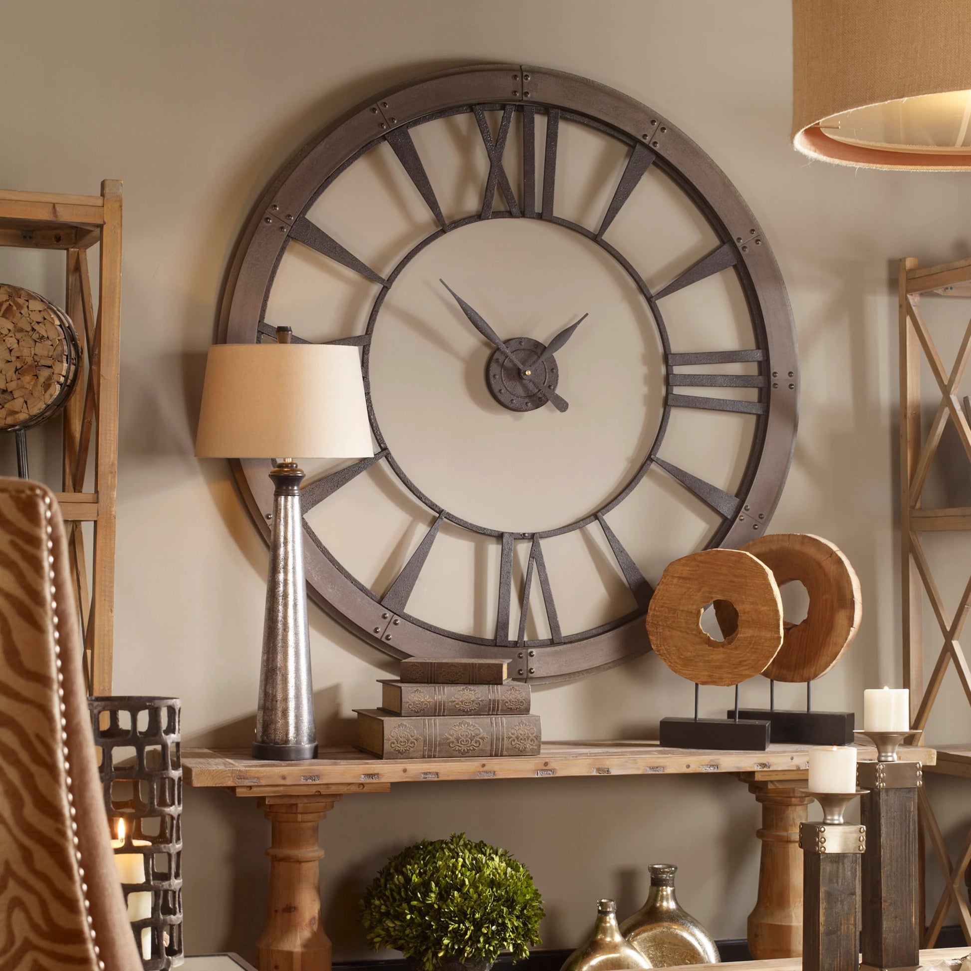 Ronan Wall Clock by Uttermost. Made from unique in a modern style.