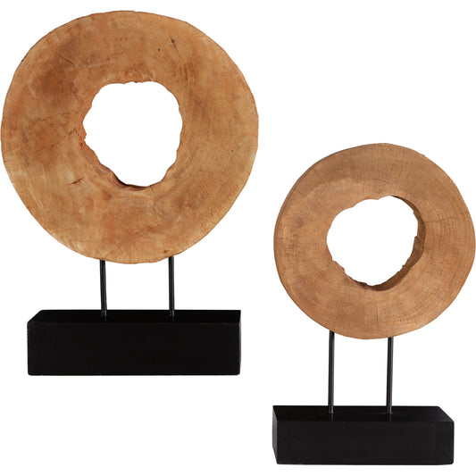 Ashlea Wooden Sculptures by Uttermost. Made from mango wood, iron in a cottage & farmhouse style.