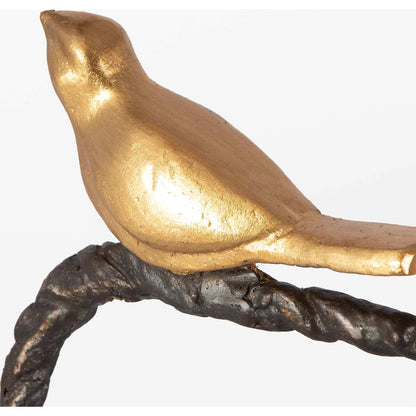 Birds on a Limb Sculpture by Uttermost. Made from metal in a cottage & farmhouse style.