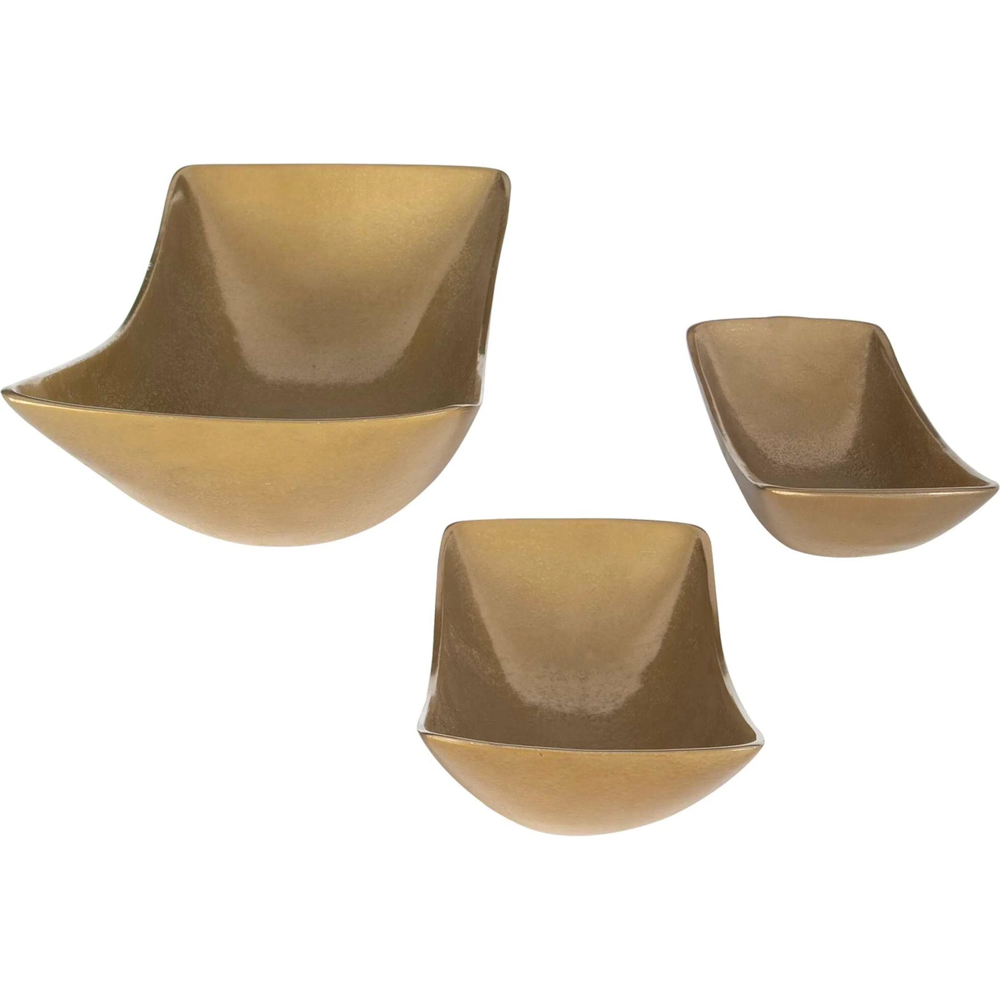Anas Antique Brass Bowls by Uttermost. Made from aluminum in a eclectic & global style.