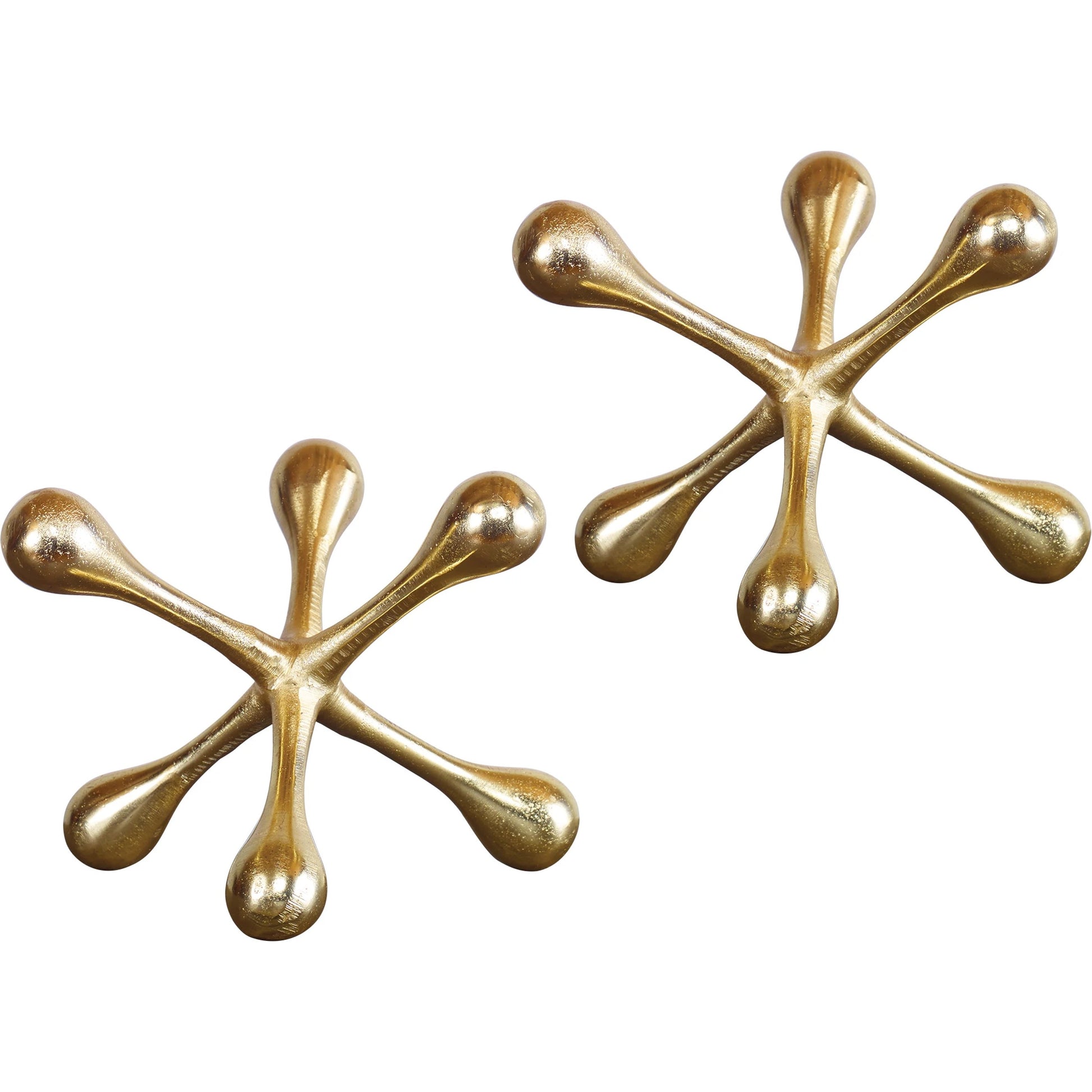 Harlan Brass Objects by Uttermost. Made from aluminum in a modern style.