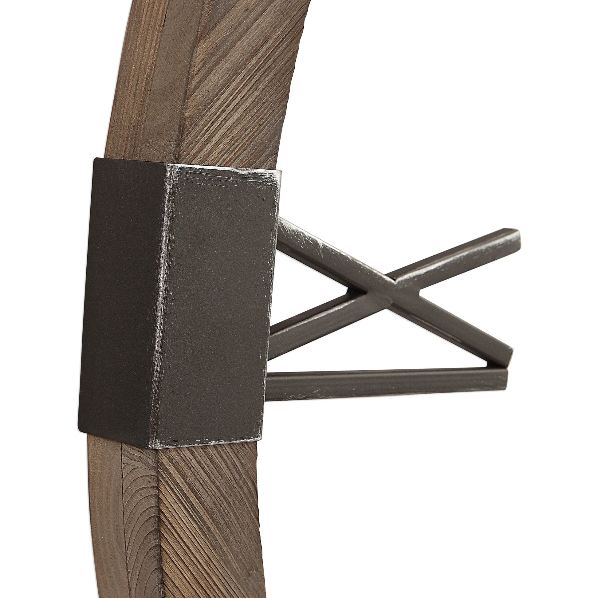 Marcelo Modern Wall Clock by Uttermost. Made from fir, iron in a modern style.