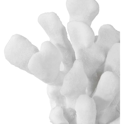 Charbel Bookends by Uttermost in white. Made from resin, k9cystal in a coastal style.