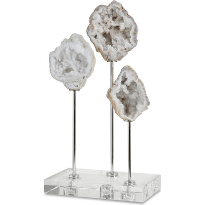 Cyrene Natural Stone Accessory by Uttermost. Made from steel, marble, crystal in a coastal style.