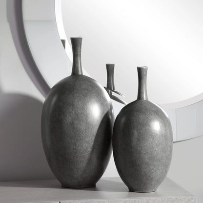 Riordan Modern Vases by Uttermost. Made from ceramic in a eclectic & global style.