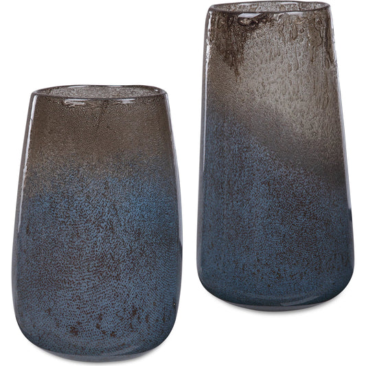 Ione Seeded Glass Vases by Uttermost. Made from glass in a eclectic & global style.