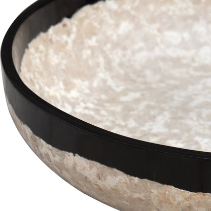 Rastia Terrazzo Bowl by Uttermost. Made from coral, resin in a eclectic & global style.