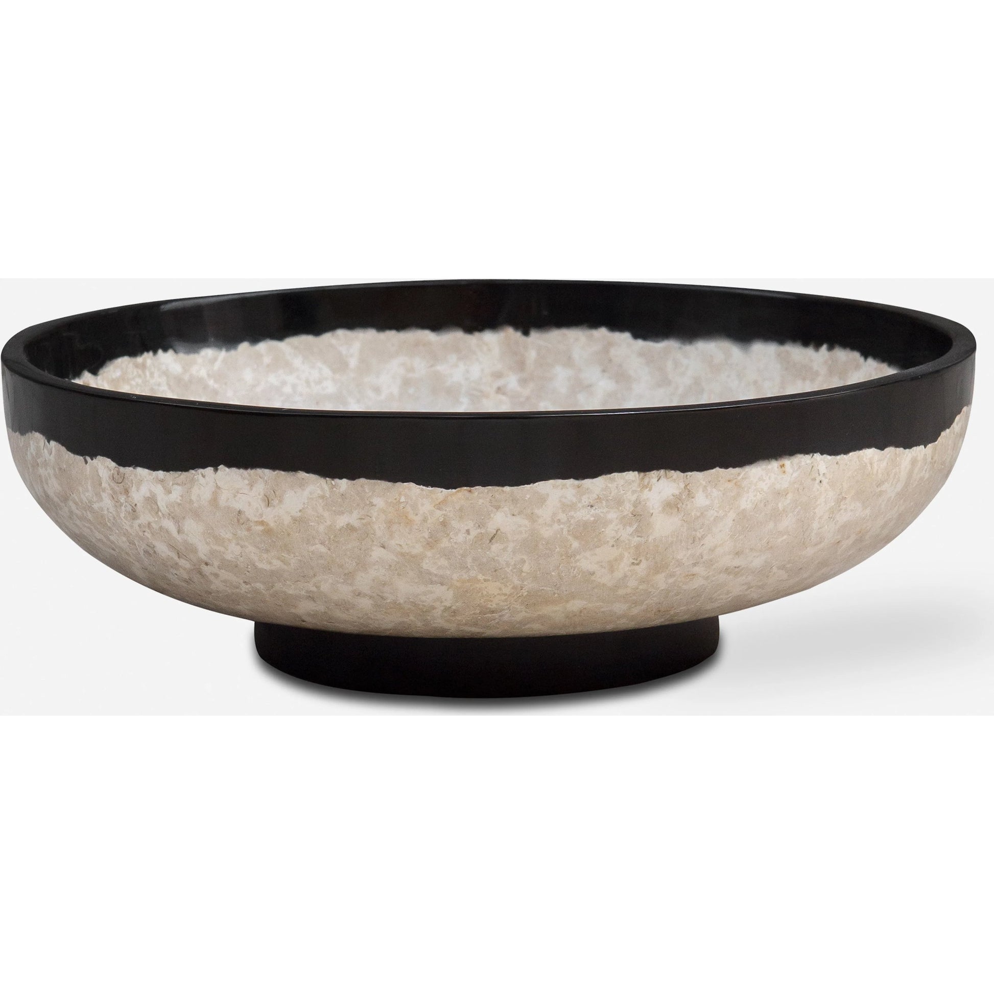 Rastia Terrazzo Bowl by Uttermost. Made from coral, resin in a eclectic & global style.