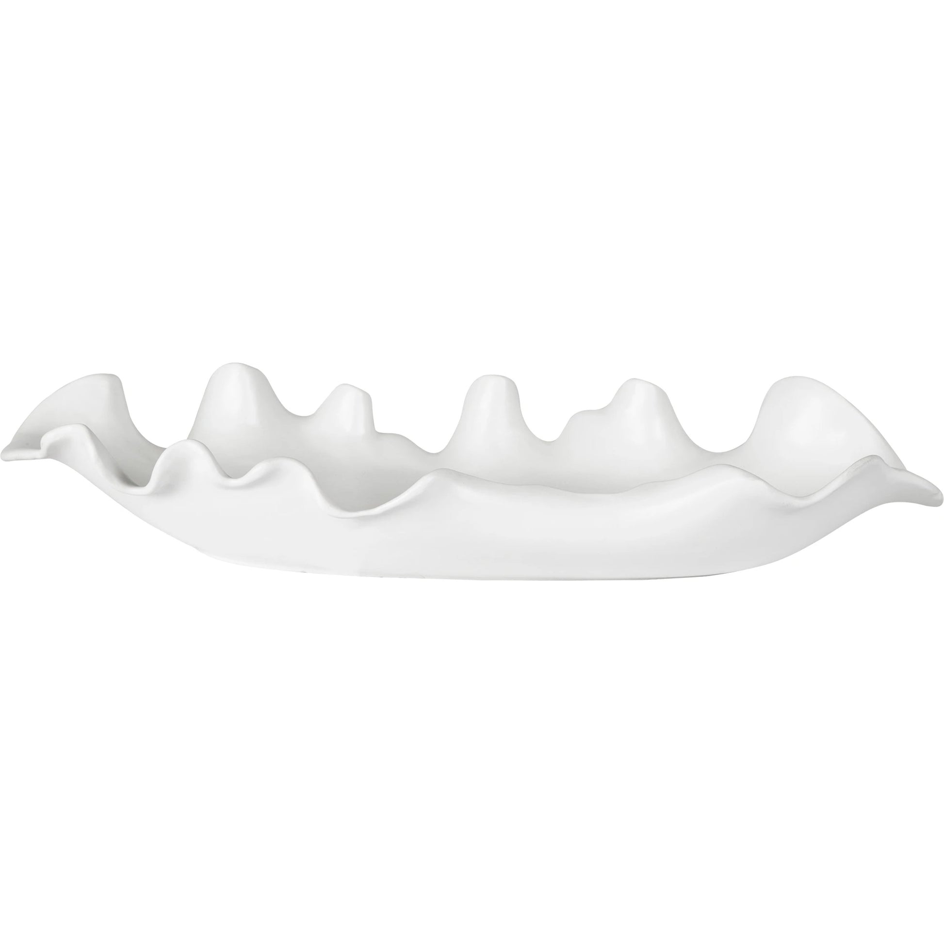 Ruffled Feathers Bowl by Uttermost. Made from earthenware in a modern style.