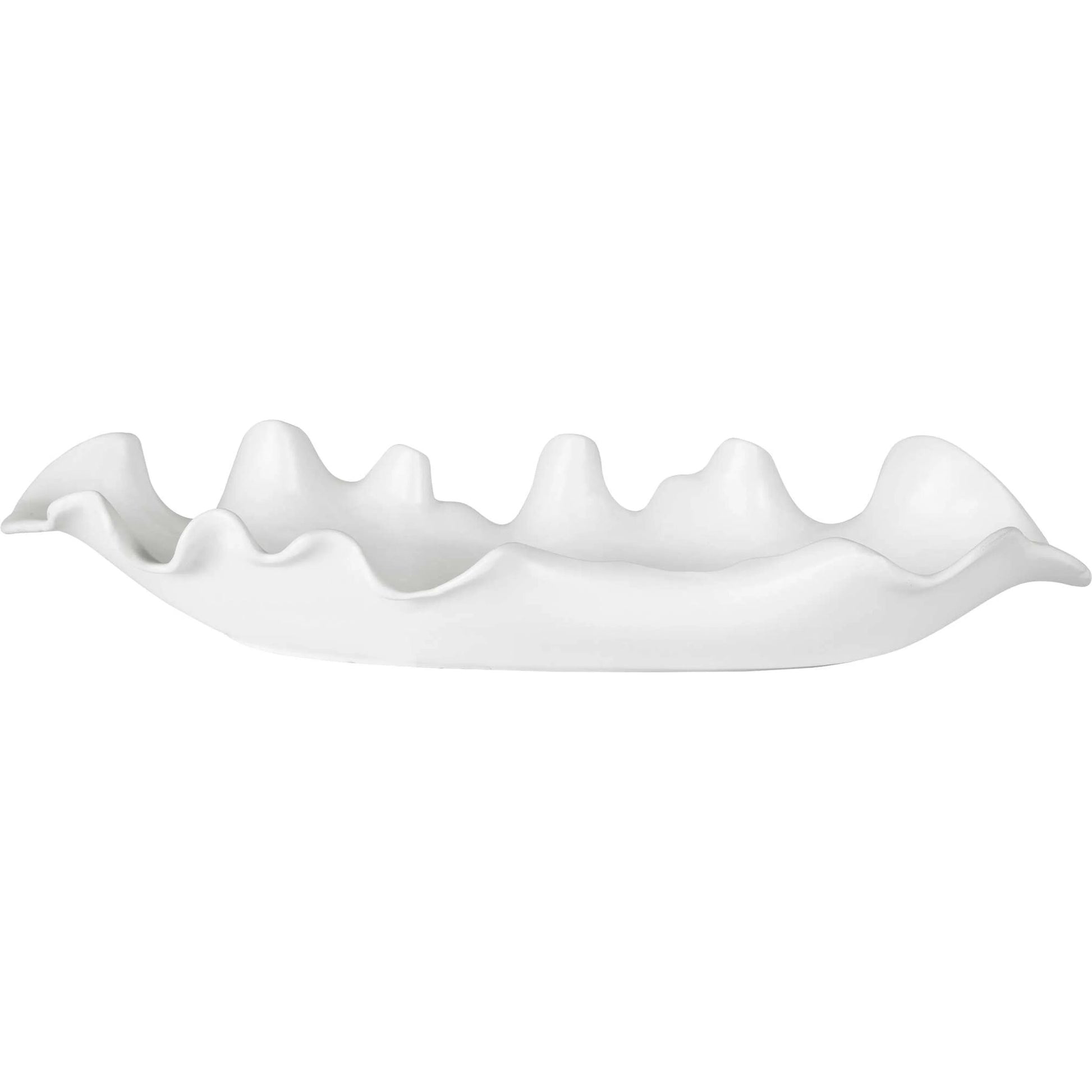 Ruffled Feathers Bowl by Uttermost. Made from earthenware in a modern style.