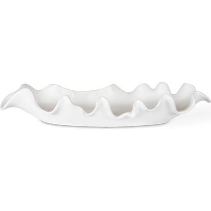 Ruffled Feathers Bowl by Uttermost. Made from earthenware in a modern style.