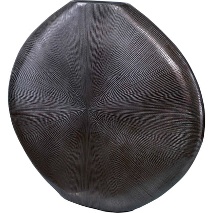 Gretchen Vase by Uttermost in gold. Made from aluminum in a eclectic & global style.