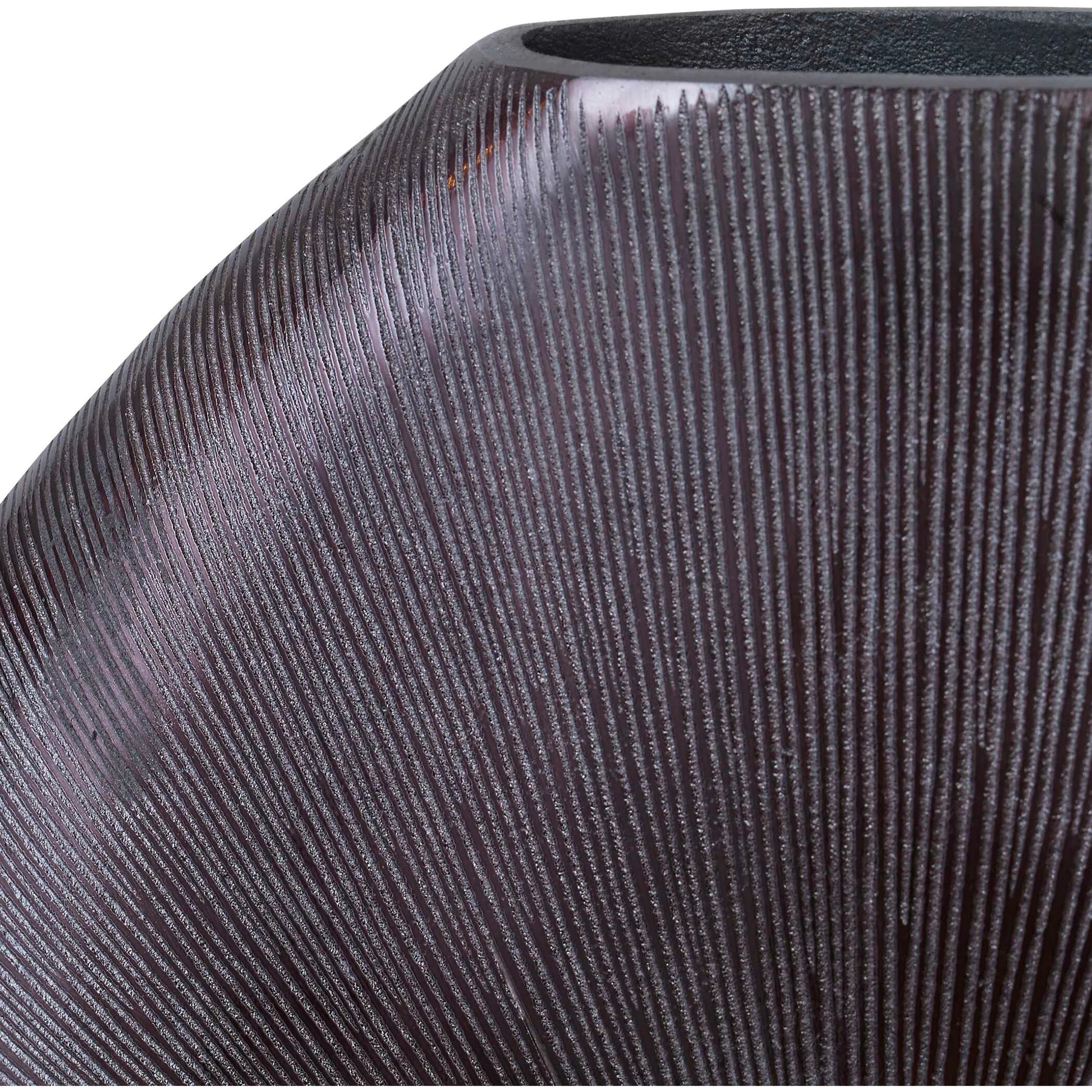 Gretchen Vase by Uttermost in gold. Made from aluminum in a eclectic & global style.