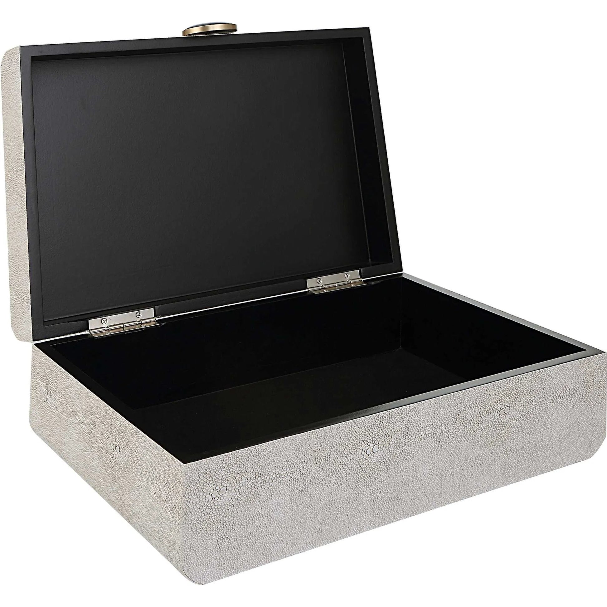 Lalique Shagreen Box by Uttermost. Made from unique in a modern style.