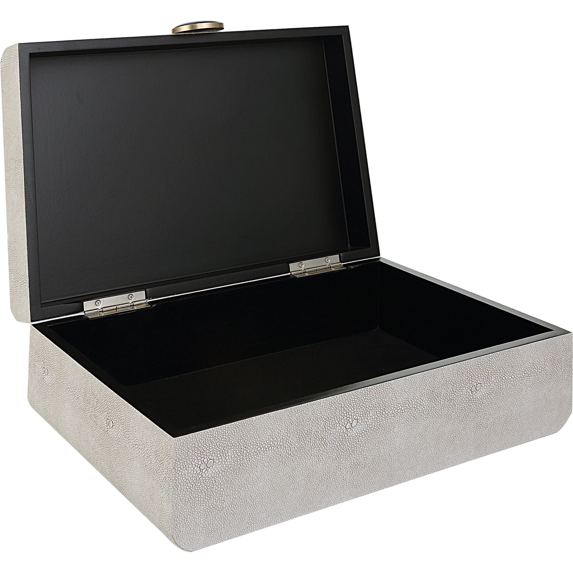 Lalique Shagreen Box by Uttermost. Made from unique in a modern style.