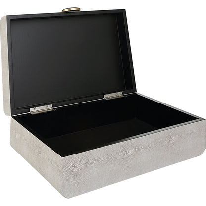 Lalique Shagreen Box by Uttermost. Made from unique in a modern style.