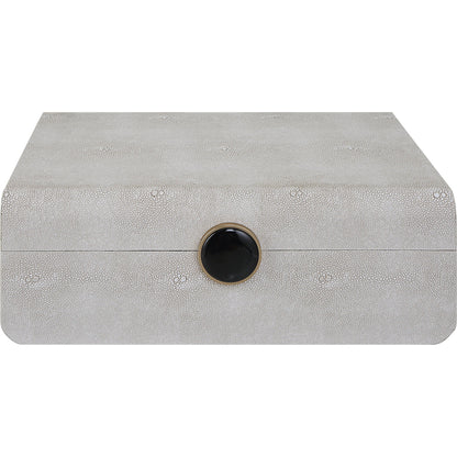 Lalique Shagreen Box by Uttermost. Made from unique in a modern style.