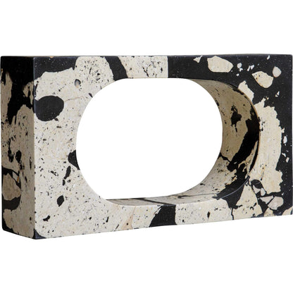 Nouveau Coral Sculpture by Uttermost in black. Made from coral, resin in a modern style.