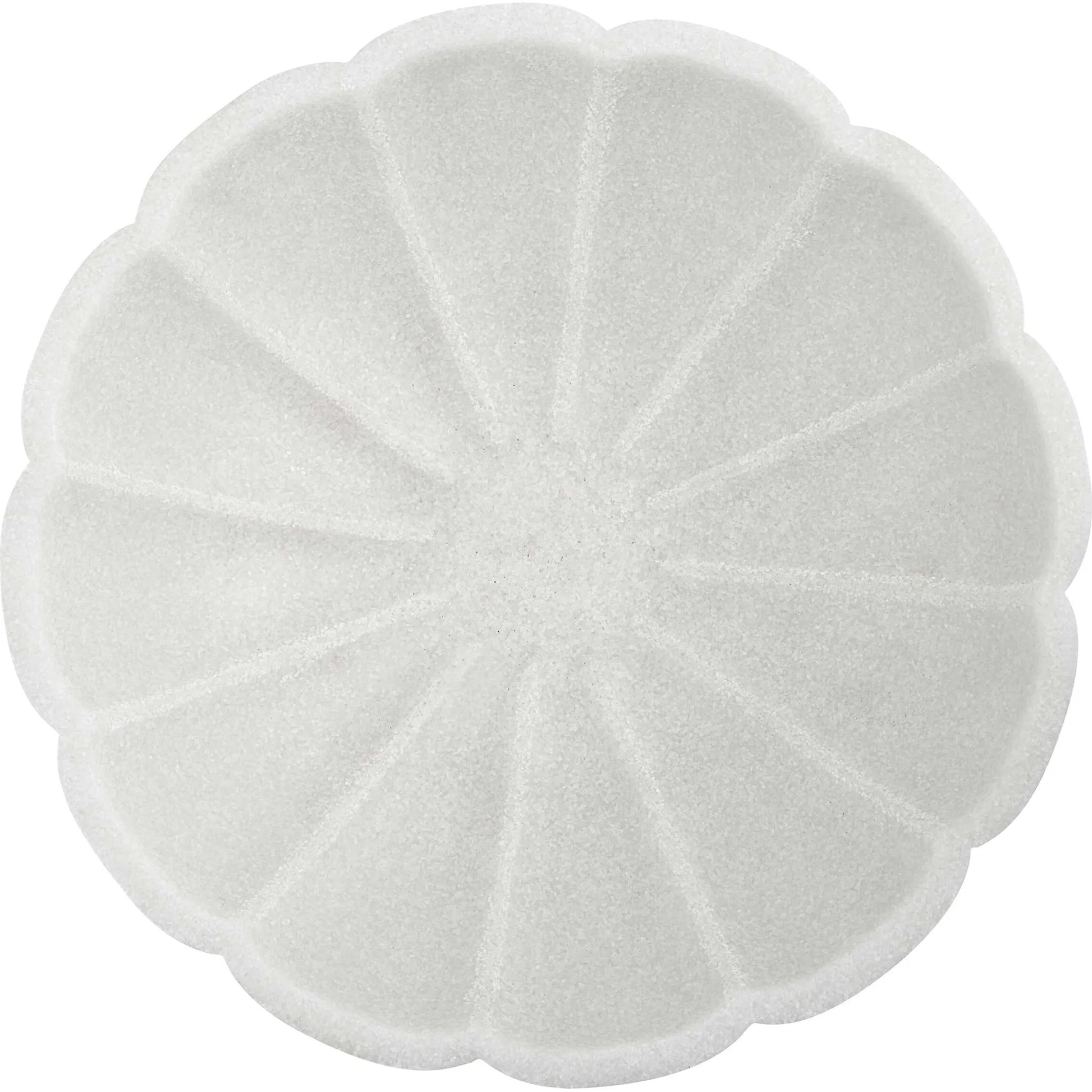 Petal Bowl by Uttermost in ivory. Made from ricestone in a coastal style.
