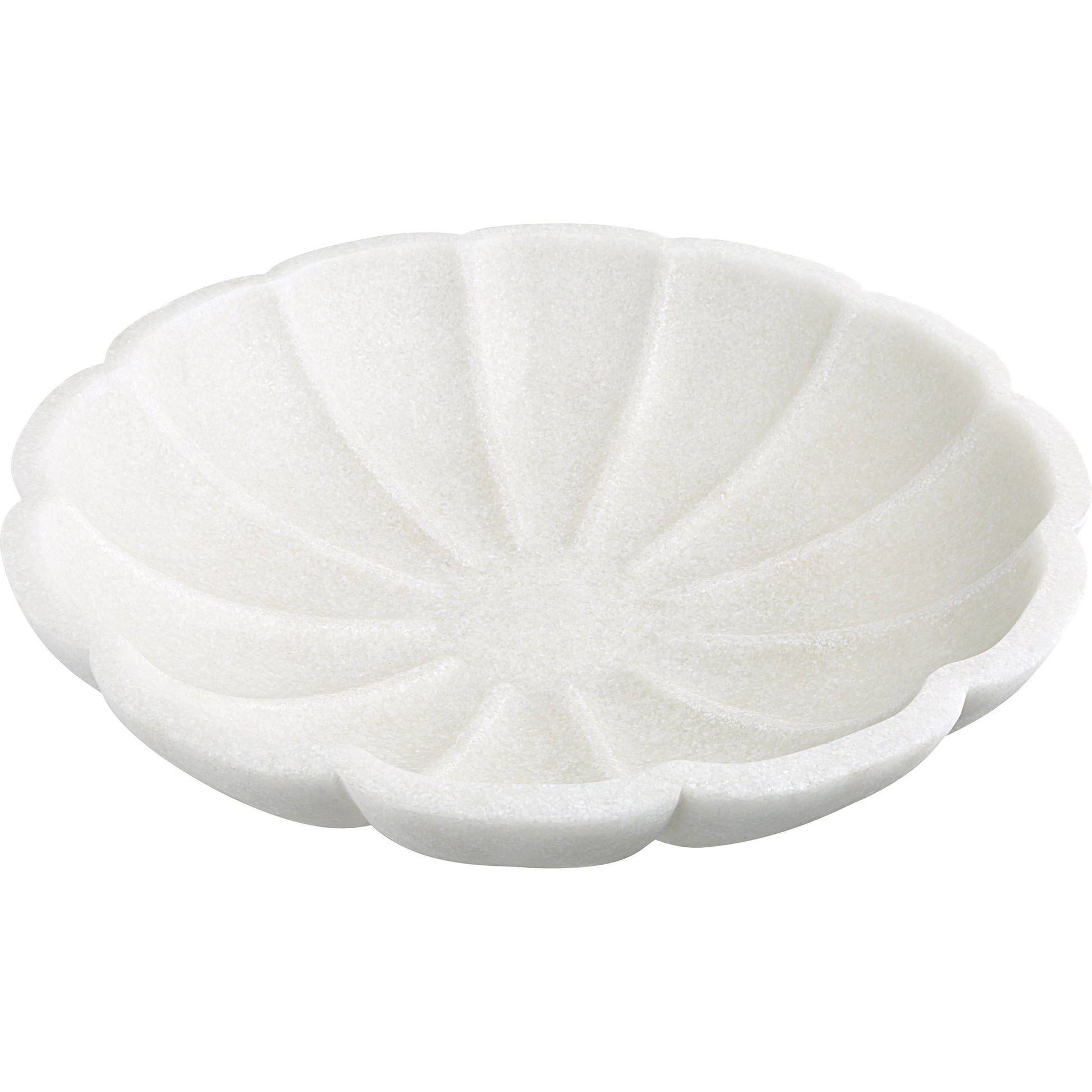 Petal Bowl by Uttermost in ivory. Made from ricestone in a coastal style.