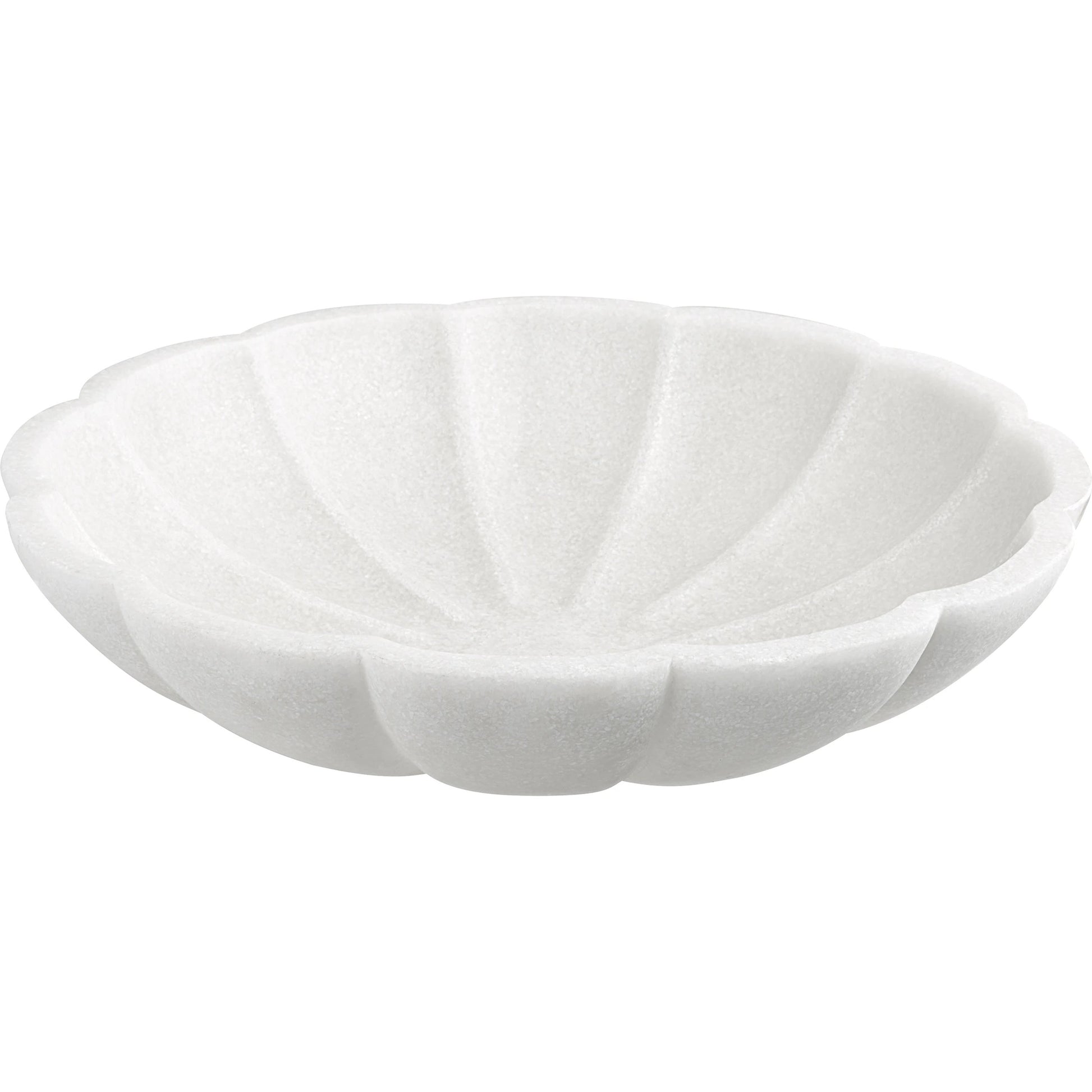 Petal Bowl by Uttermost in ivory. Made from ricestone in a coastal style.