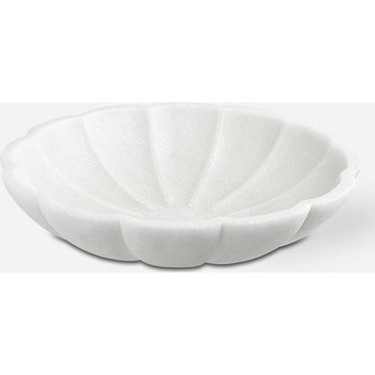 Petal Bowl by Uttermost in ivory. Made from ricestone in a coastal style.