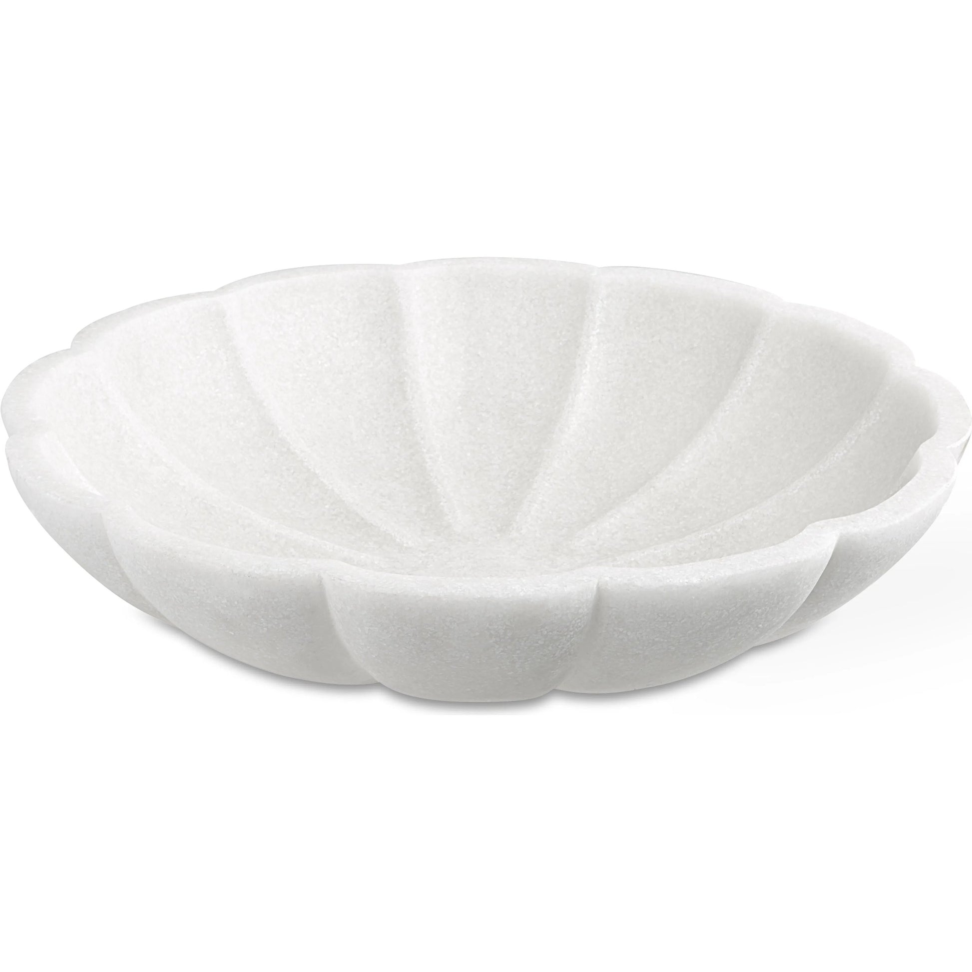 Petal Bowl by Uttermost in ivory. Made from ricestone in a coastal style.