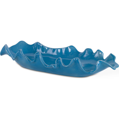 Ruffled Feathers Bowl by Uttermost. Made from earthenware in a modern style.