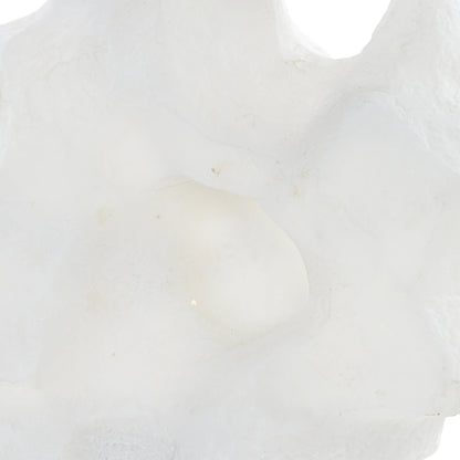 Remnant Sculptures by Uttermost in white. Made from man-made stone, crystal in a modern style.