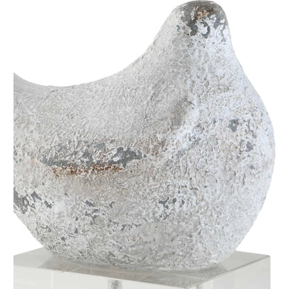 Better Together Bird Sculptures by Uttermost in silver. Made from polyresin, crystal in a modern style.