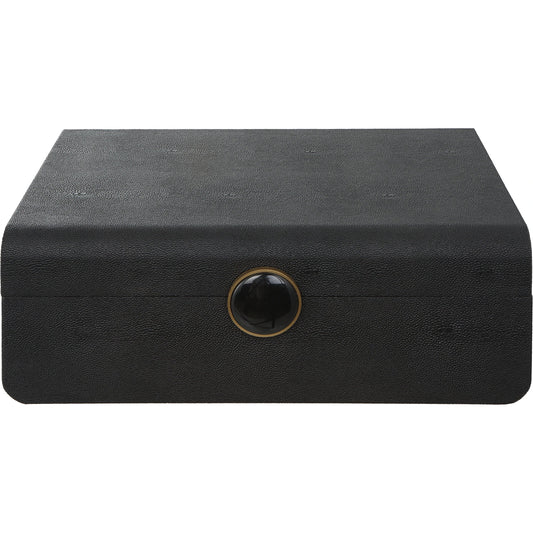 Lalique Shagreen Box by Uttermost. Made from unique in a modern style.