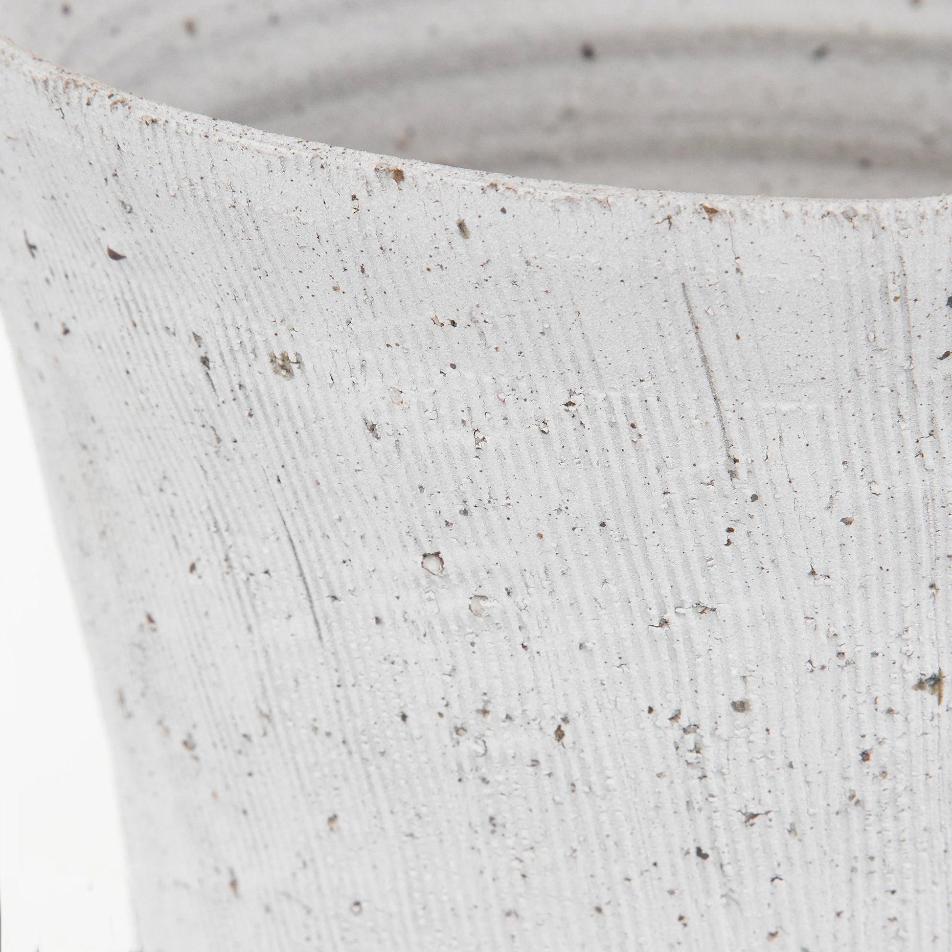 Floreana Tall Vase by Uttermost in white. Made from ceramic in a modern style.