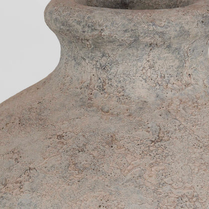 Fernandina Oversized Rustic Vase by Uttermost in rust. Made from grc in a rustic style.