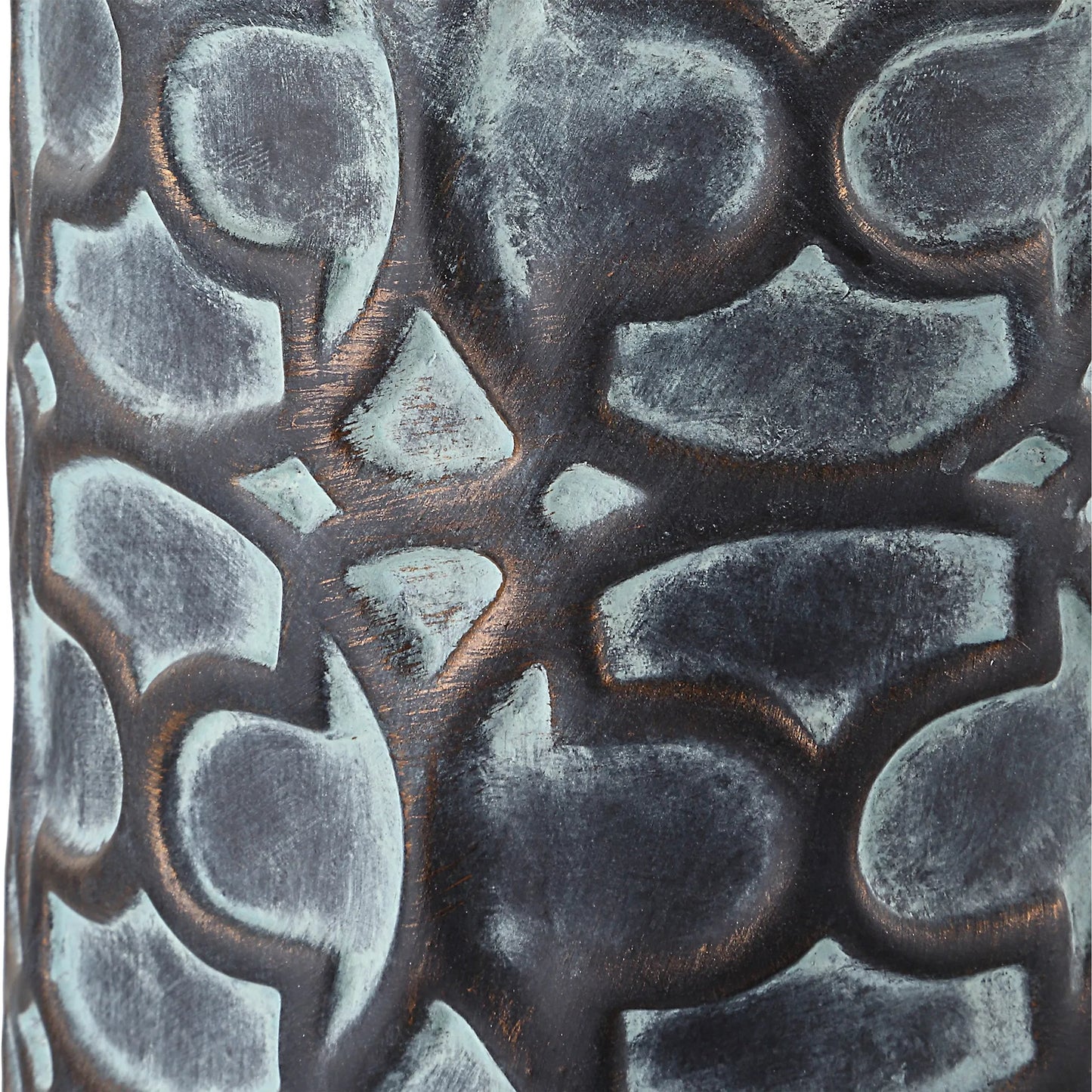 002 SI-2262169 | Closeup | Baltra Patina Vases by Uttermost in bronze. Made from ceramic in a rustic style.