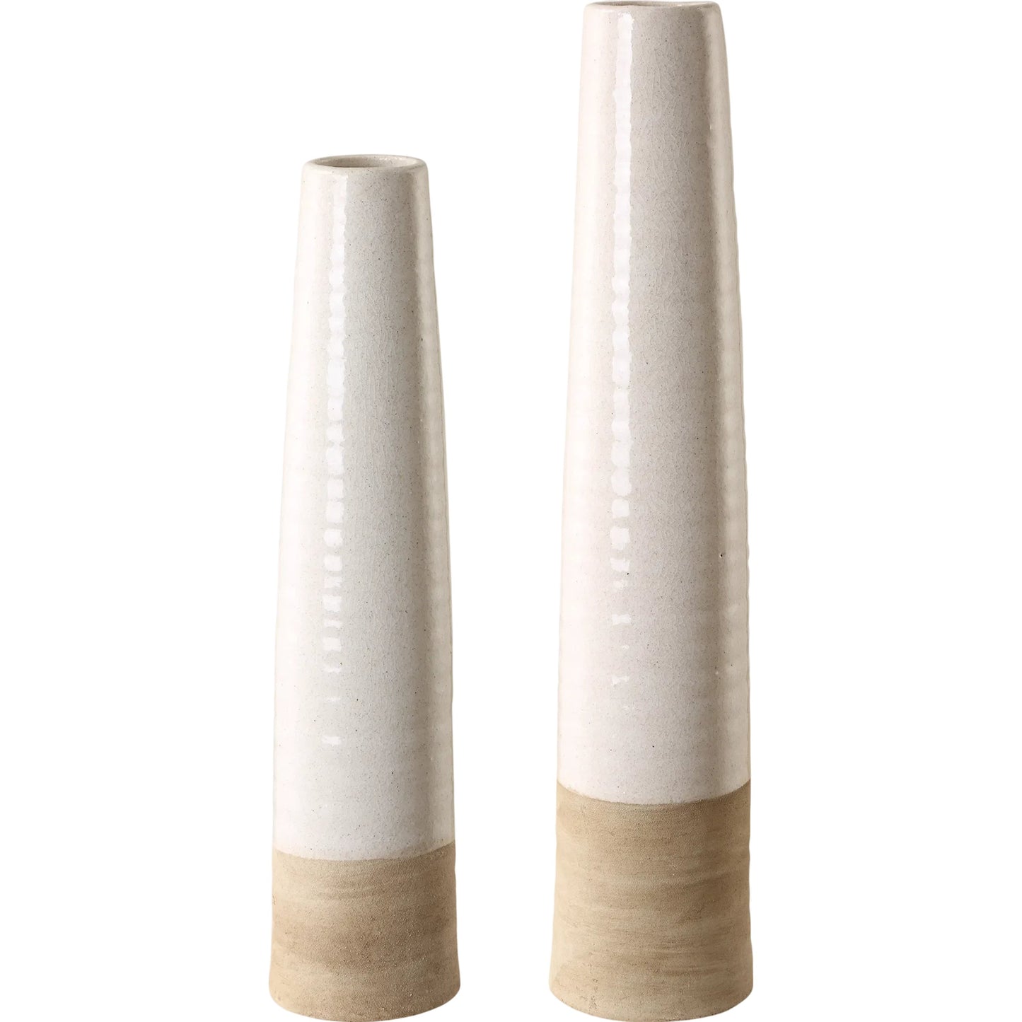 001 SI-2262194 | Primary Silo | Sands Ceramic Vases by Uttermost in white. Made from ceramic in a unique style.