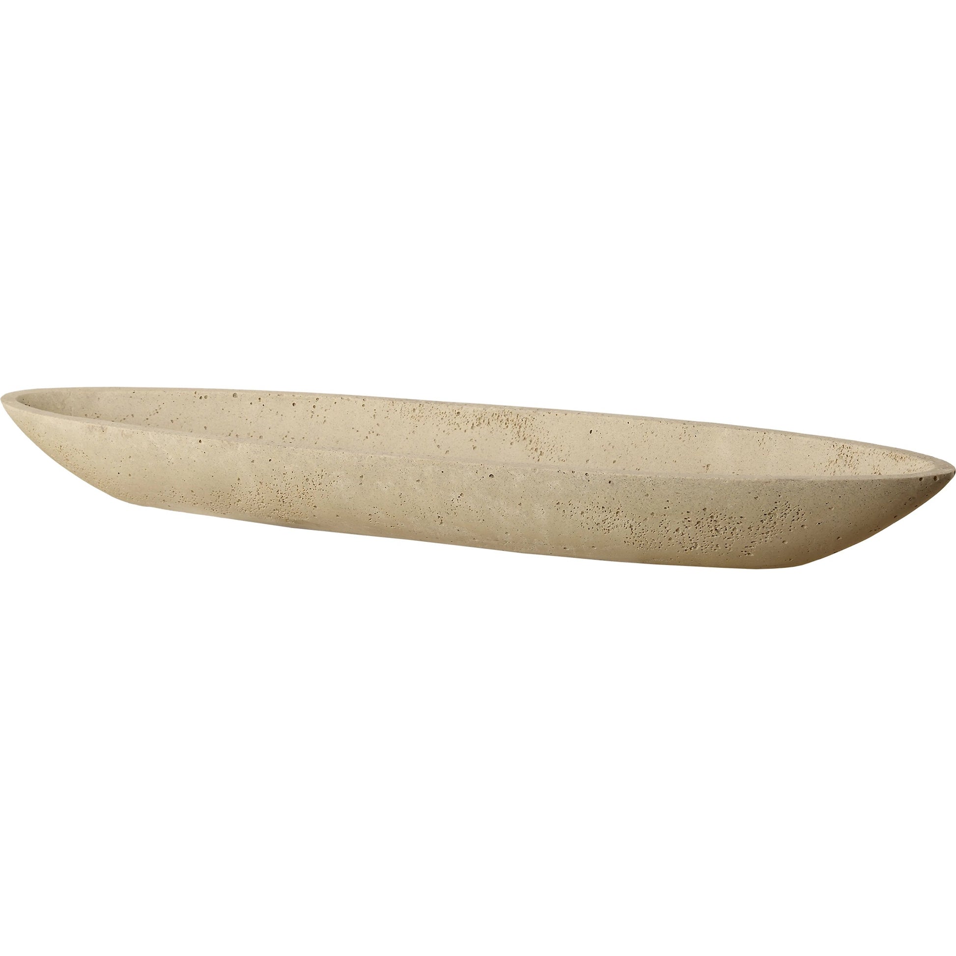 Vessel Cast Canoe Bowl by Uttermost. Made from unique in a transitional style.