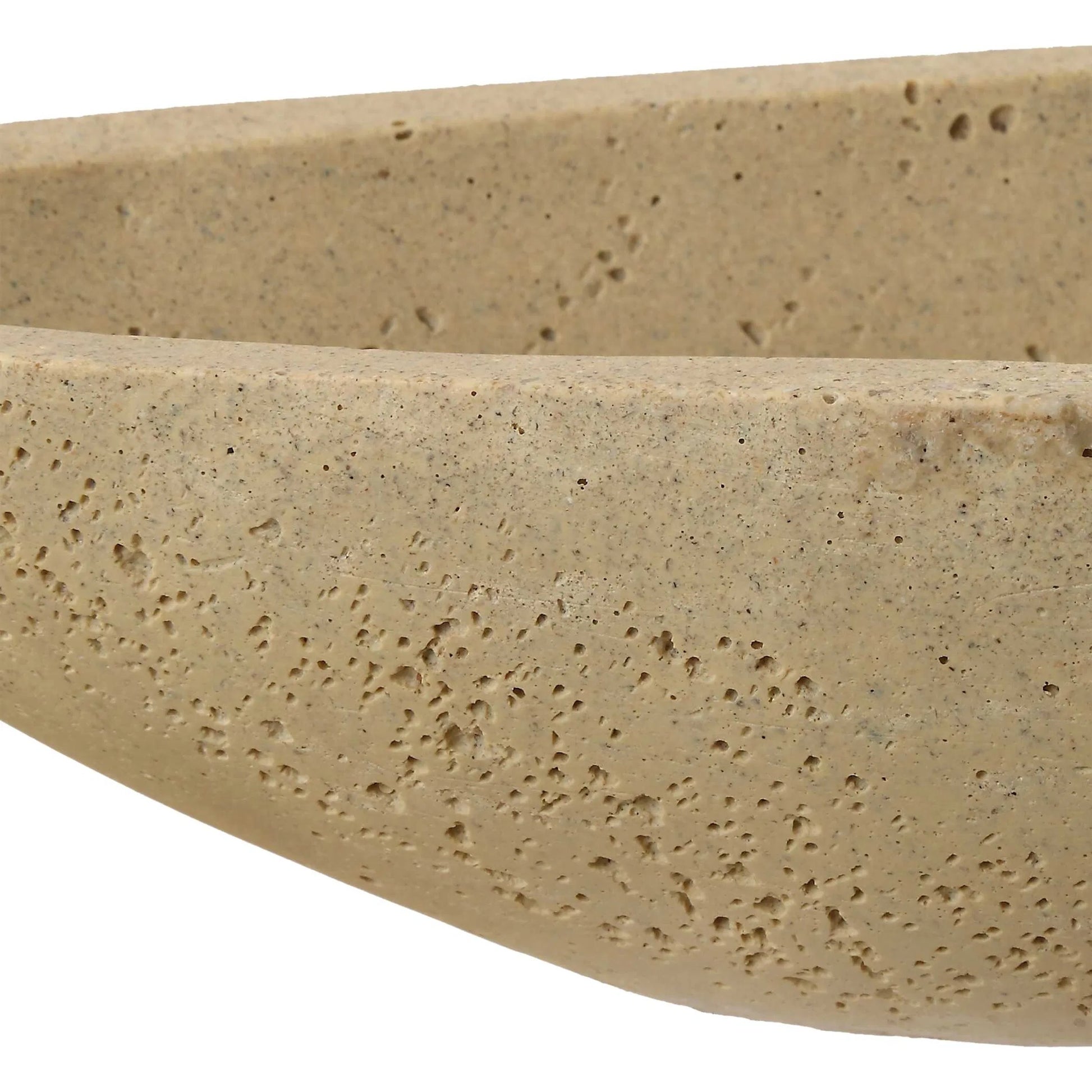 Vessel Cast Canoe Bowl by Uttermost. Made from unique in a transitional style.