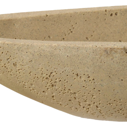 Vessel Cast Canoe Bowl by Uttermost. Made from unique in a transitional style.