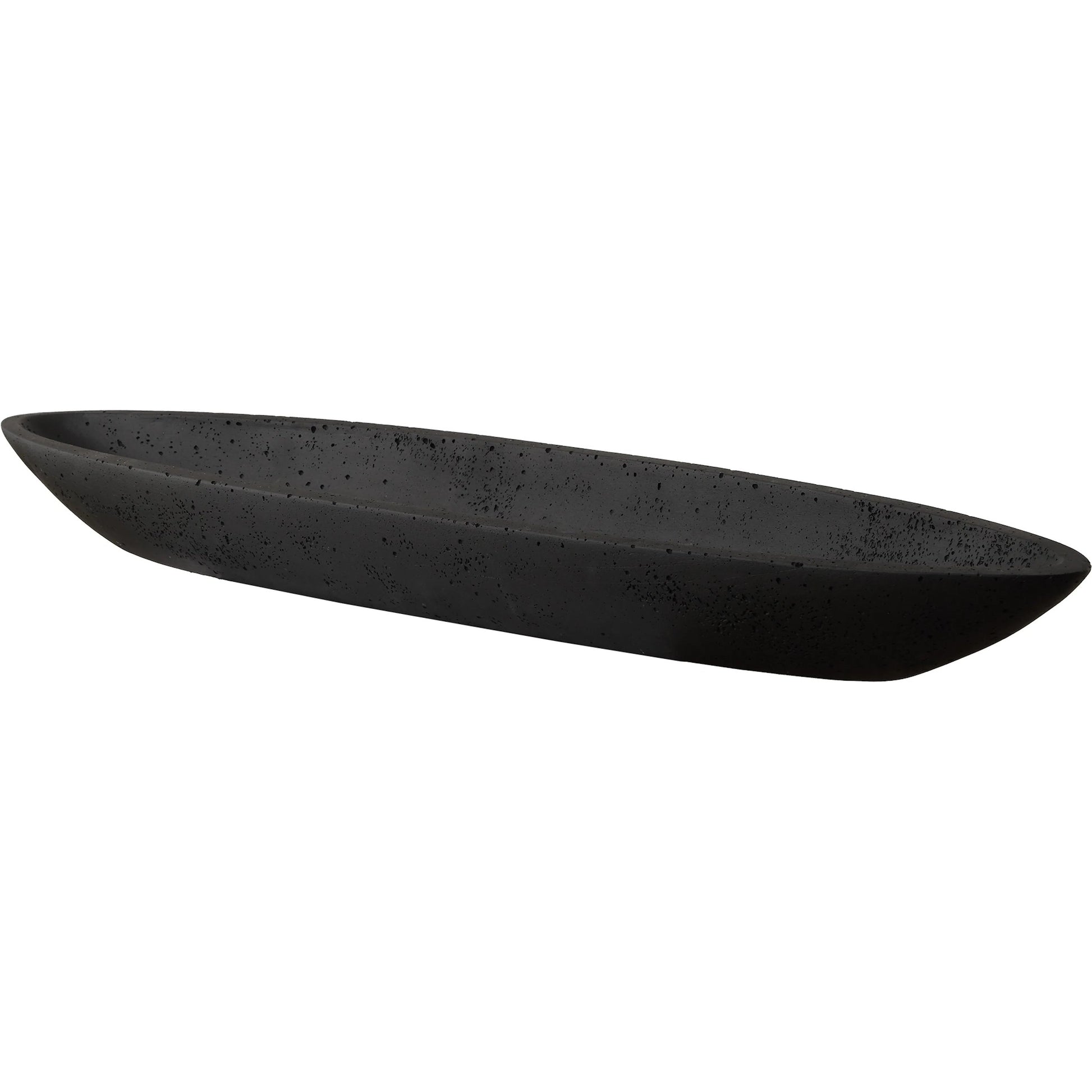 Vessel Cast Canoe Bowl by Uttermost. Made from unique in a transitional style.